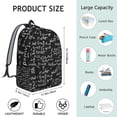 thumbnail image 2 of Laboratory Backpack with Scientific Knowledge Print, Experiment Design, Biology Student School Bag, Science Rules Daypack, 2 of 4