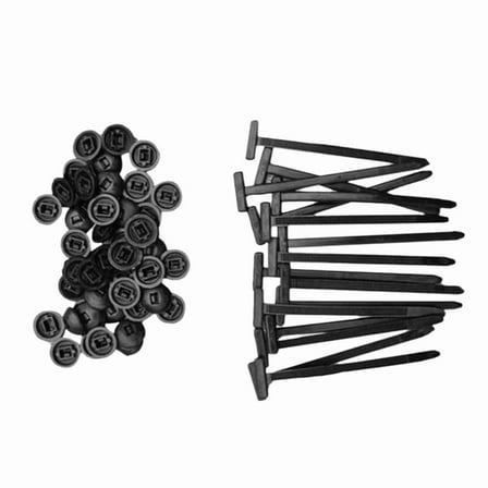 100 * Cable Tie Buckle-Black