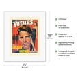thumbnail image 2 of The Killers (Les Tueurs) - Starring Burt Lancaster and Ava Gardner - Vintage Belgium Film Noir Movie Poster c.1946 - Fine Art Rolled Canvas Print 11in x 14in, 2 of 4