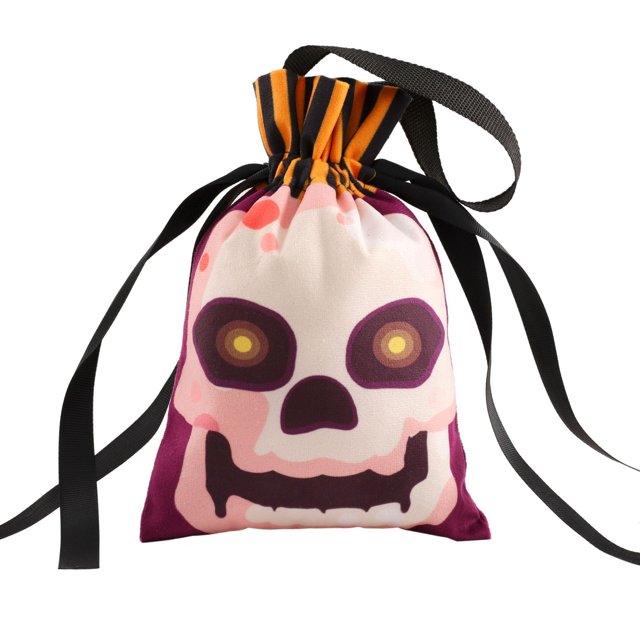 4 paquetes de bolsas de dulces de Halloween, bolsas de regalo con cordón de Halloween, bolsas de golosinas de Halloween, bolsas de Halloween para regalos de fiesta de Halloween
