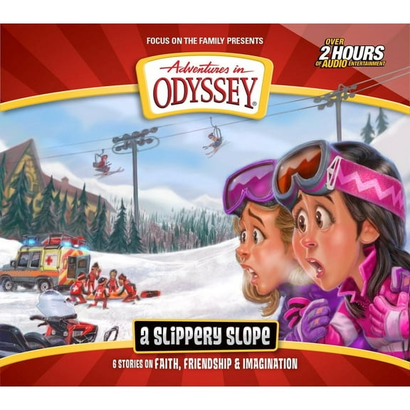 Adventures in Odyssey A Slippery Slope: 6 Stories on Faith, Friendship, and Imagination, Book 71, (Audiobook)