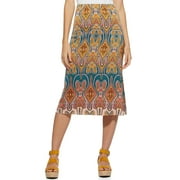 Scoop Women's Printed Midi Skirt