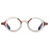 Elton John Pop Specs Reading Glasses - Two Tone Mash Up 1.75, Circle Frame