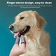 thumbnail image 4 of Juego de 2 uds de fundas para dedos para cepillado de dientes de mascotas, herramienta de limpieza de dientes para perros y gatos, cepillo de dientes para dedos de perros y gatos JAMW Sencillez, 4 of 5