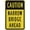 Warning Sign 1, variant on Caution Narrow Bridge Ahead Warning Security Outdoor Sign - 8"x12", Reflective, Weatherproof - Rural Road, Countryside, Small Bridge, Residential Area