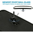 thumbnail image 5 of Rear View Center Mirror Convex with ShatterProof Tempered Glass and 1.5"-2" Mount Compatible with 2023 Polaris RZR PRO XP, Commander and Maverick X3, Viking, Rhino, Pioneer, Kubota RTV, 5 of 8