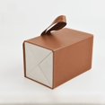 thumbnail image 1 of Caja de gafas multifuncional plegable, caja de gafas multirejilla portátil, gafas de sol de cuero PU, caja de gafas hecha a mano, 1 of 5