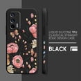 thumbnail image 3 of Case For OPPO Realme 9 8 8I 7 6 5 C21 GT NEO 2 3 5 V15 V25 Colour Simple Liquid Silicone Case The Most Beautiful Flower, 3 of 5
