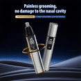thumbnail image 4 of Nose Hair Trimmer for Men USB Rechargeable Ear Nose Hair Trimmer with LCD Display Professional Trimming Tool-B, 4 of 7