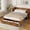 Walnut, variant on Murphy Bed Queen Size, Murphy Cabinet Bed with Storage Drawer and USB Charging Station, Space-Saving Wall Bed for Guest Room Home Office Apartment, Antique Grey