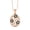 Bronze, variant on 925 Silver Gold Vermeil Filigree Floral Natural Round Labradorite Teardrop Women Valentines Day Gifts Necklace