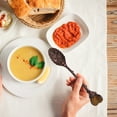 thumbnail image 4 of asddcavvf Natural Heart Spoon Long Handle Ice Coffee Dessert Spoon Stirring Spoon Oval Table Runner, 4 of 9