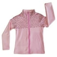 thumbnail image 3 of LIUHUO Ice Skating Pants Jackets Girls Youth Pink Fleece Skate Coat Fleece Comfortable Training Wear, 3 of 5