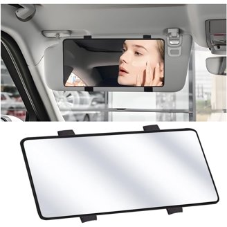 4-in-1 Panoramic Rear View Mirror - Wide Angle Clip-On With Baby Mirror For Car/Truck/SUV