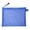 Blue, variant on Gnwei 1 Pack Waterproof Small Mesh Zipper Pouch Bags – 7 x 9 Inch Clear Storage Pouches, Assorted Colors – For Home, Office, Travel, Receipts, Puzzles, Pencil, Cosmetic