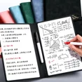 thumbnail image 3 of A5 Reusable Whiteboard Notebook Set With Whiteboard Pen Erasing Cloth Leather Memo Pad Weekly Planner Portable Stylish Office, 3 of 7