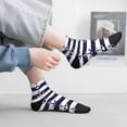 thumbnail image 2 of Fuzoiu Anchors Print Adult Socks, Crew Moisture-wicking Socks, Unisex Cushion Crew Socks,Casual Sports Ankle Socks, 2 of 7