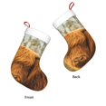 thumbnail image 3 of Yiaed Yak Print Christmas Stockings, Christmas Stockings Hanging Ornaments, Christmas Stockings for Family Christmas Holiday Decorations, 3 of 7
