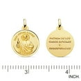 thumbnail image 2 of 18K Solid Yellow Gold St. Jude Thaddaeus Medal 18mm, 2 of 3