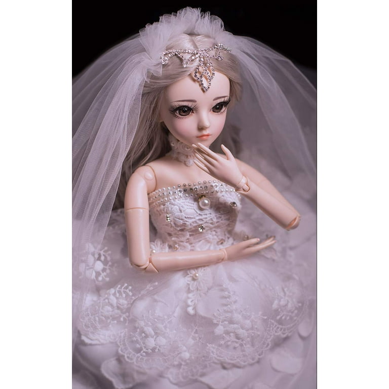 UCanaan BJD Doll, 1/3 SD Ball Jointed Doll 24 Inch, DIY Toy with