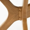 thumbnail image 6 of Plank+Beam 62" Verso Oval Dining Table for 4, Solid Wood Kitchen Table for Dinner Room, Pecan, 6 of 11