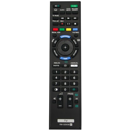 New RM-GD030 Replace Remote for Sony TV KDL-50W800B KDL-55W950B KDL-70W850B