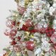 thumbnail image 4 of Juego de adornos y adornos colgantes para árbol de Navidad, brillantes y pintados en colores, 60 mm/2,36 pulgadas, 30 piezas, color rojo, 4 of 5