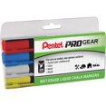 thumbnail image 2 of Pentel PROGear Wet-Erase Liquid Chalk Marker - Chisel Marker Point StyleChalk-based Ink - 4 / Pack | Bundle of 2 Packs, 2 of 2