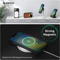 thumbnail image 5 of (4 in 1  for iPhone 14 Case Compatible with MagSafe (6.1 inch, 2022), with 2 Pack Screen Protector + Camera Cover, Liquid Silicone Phone Case (Black), 5 of 14