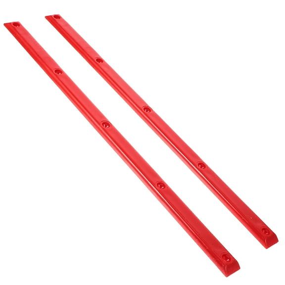 WHAMVOX 2 Pcs Skateboard Deck Guard Rib Bone Bumper Rails