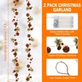thumbnail image 1 of Chok Christmas lights LED copper wire light pine cone pine needle bell red fruit decorative light battery box, 1 of 7