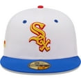 thumbnail image 2 of Men's New Era White/Royal Chicago White Sox 2005 World Series Cherry Lolli 59FIFTY Fitted Hat, 2 of 6
