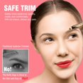 thumbnail image 2 of Portable Eyebrow Hair Remover Trimmer, Rechargeable Eyebrow Epilator Painless Removal Razor Tool for Women Eyebrow Lips Nose Body Facial Hair Remover (Rechargeable), 2 of 6
