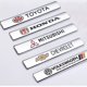 thumbnail image 2 of Pegatina Lateral Tridimensional De Personalidad 3D Para Maletero Letra fender Volkswagen Chevrolet Coche metal, 2 of 4