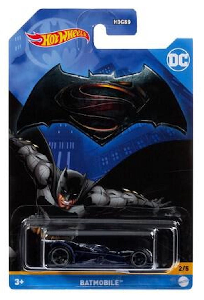 Hot Wheels Batman 2022 Batmobile Complete Set of 5 Diecast Vehicles Mix 2 HDG89-956B
