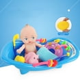 thumbnail image 2 of Doll Bath Set Simulation Educational Plastic Pretend Toy Pretend Playset for Kid, 2 of 6
