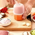 thumbnail image 1 of Picadora de ajo de 250 ml, mini picadora con cuchilla de acero inoxidable 304, mini procesador de alimentos para picar chiles y tomates. Ideal para la cocina., 1 of 6