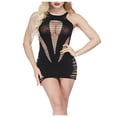 thumbnail image 1 of Tnhcen Lingerie Aguichant pour Femmes en Résille Sans Coutures en Maille Filet, Chemise Ajourée, Robe de Nuit, Tenue de Nuit, Nuisette, Lingerie Aguichant pour Femmes en Résille Sans Coutures en Maille Filet, Chemise, 1 of 9