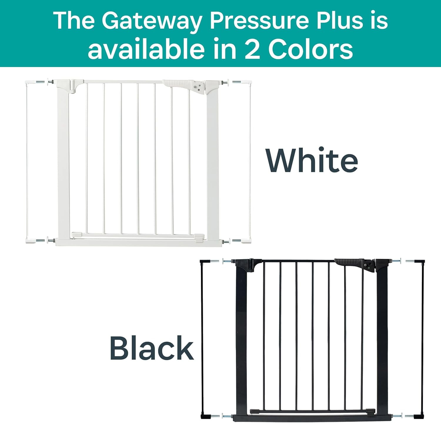 KidCo Gateway Pressure Plus for Child Safety, Black