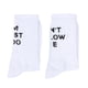 thumbnail image 4 of Calcetines, Calcetines de Mujer con Letras Divertidas en Blanco y Negro, Calcetines con Letras Divertidas, Altamente Recomendados, 4 of 7