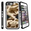 Apple iPhone 7 Plus Case | iPhone 7 Plus Clip Case | iPhone 7 Plus Phone Case [Max Defense] Dual Layer Case with Built In Kickstand + Belt Clip - Army Camo