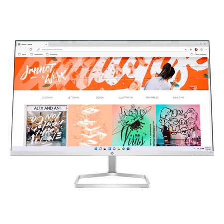 HP 27-inch FHD Monitor with AMD FreeSync Technology (2021 Model, M27fw)