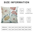 thumbnail image 5 of Throw Pillow Covers,Embroidered Flower Pillow Case Soft Square Decorative Pillowcases for Home Sofa Couch, 5 of 5