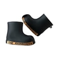 thumbnail image 4 of Otqutp Toddler Boys Girls Rainboots Letter Print Waterproof Rubber Rain Shoes Non Slip Mid Calf Boots Outdoor Water Shoes, 4 of 4
