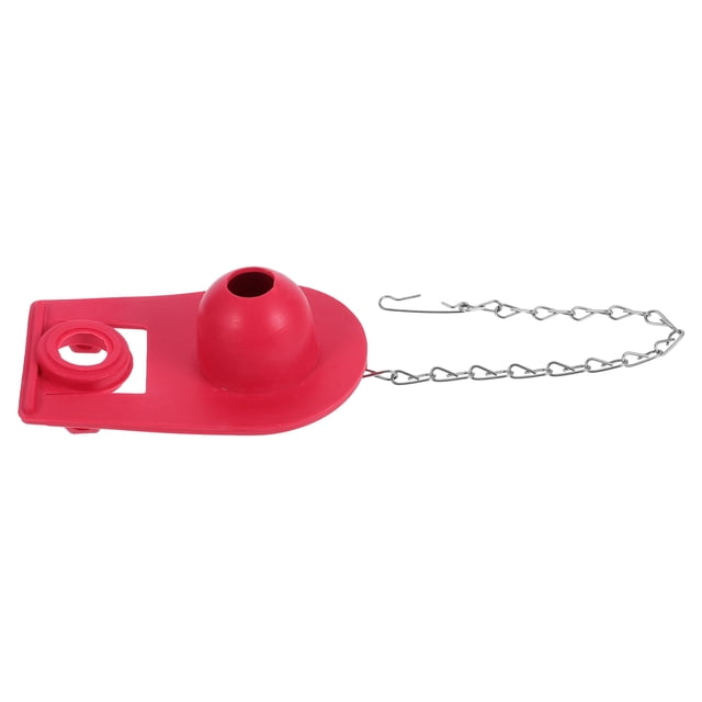 CHICHUMID Flapper de Toilette en Silicone Rouge 1Ensemble pour Réservoir de Toilette Installation Facile Imperméable