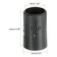 thumbnail image 2 of Uxcell Wire Shelf Clips Plastic Shelving Sleeves Replacements for Wire Shelving System 19mm, Fit 3/4", 2 of 6