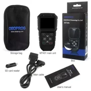 OBDPROG MT401 OBD2 Scanner Car Odometer Mileage Correction Adjustment Reset Tool, Cluster Adjust Diagnose Cluster Reset Diagnostic Tool
