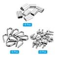 thumbnail image 3 of Uxcell 3/16" Wire Rope Kit, 24 Pack M5 Stainless Steel Thimbles Clamps Crimping Loop, 3 of 6