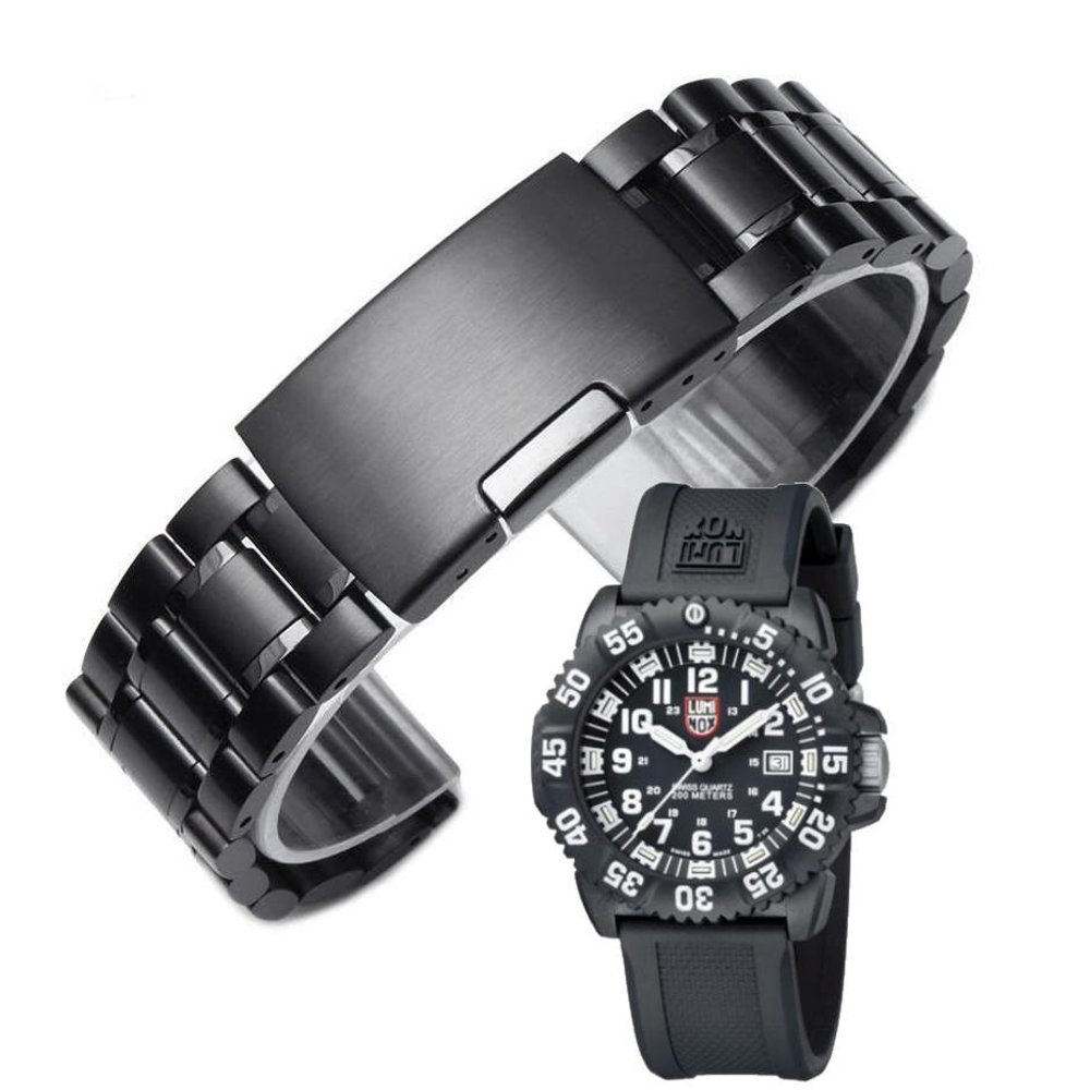 Metal Replacement Watch Band Luminox EVO Navy SEAL Colormark 3050 3051