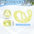thumbnail image 2 of Uxcell Crystal Glass Beads, 8 mm Rondelle Crystal Beads Faceted Cut Gemstone Strand with Spacer Beads for Craft, Bracelet, Necklace, Lemon Yellow, 2 of 5